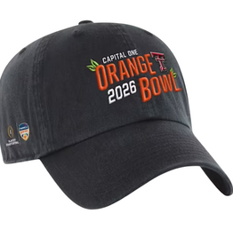 '47 Brand Orange Bowl Twill  Adjustable Cap - Black