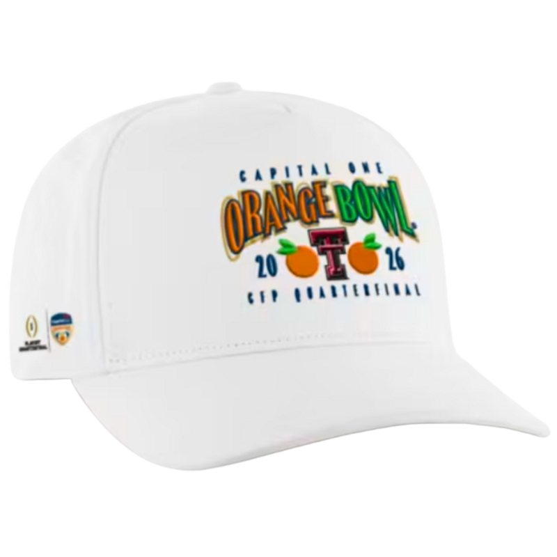 '47 Brand Orange Bowl Twill  Adjustable Cap - White