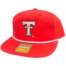 Richardson Texas Tech Vintage Double T Rope Cap – Red