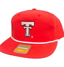 Richardson Gramps Rope Cap - Red with White Vintage Double T