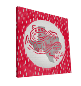 Paulson Designs Born A Red Raider Canvas 12x12