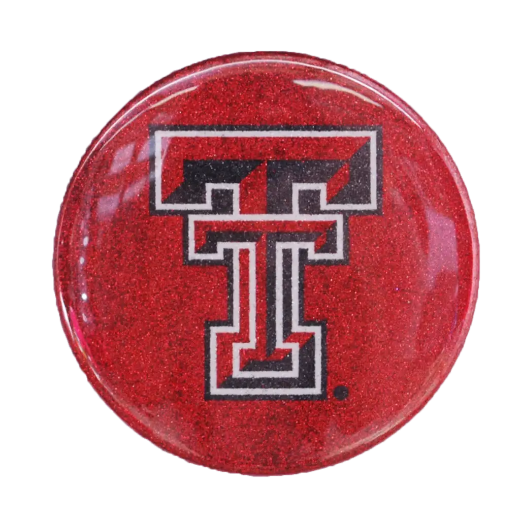 Spirit Gear Glitter Button Pin