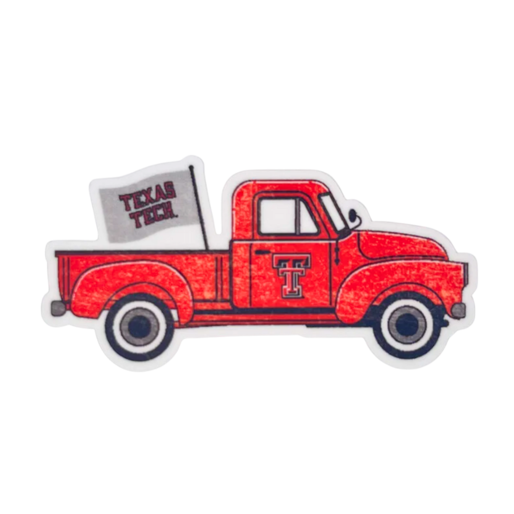 Texas Tech Pick Up Truck Sticker