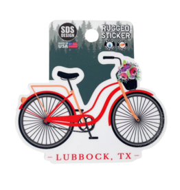 Bicycle with Flowers Sticker
