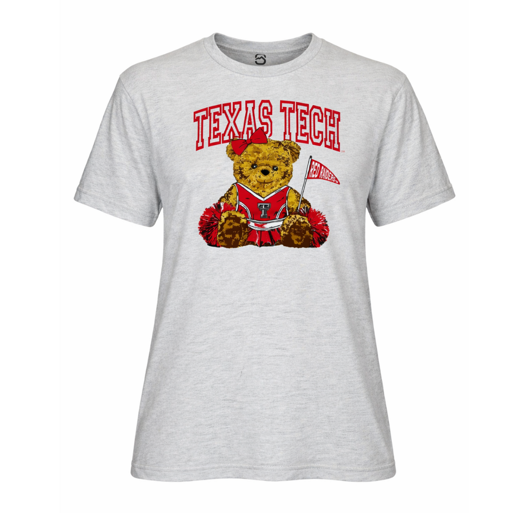 Cheerleader Bear Youth Short Sleeve Tee