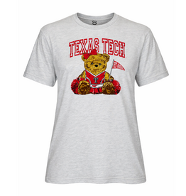 Cheerleader Bear Youth Short Sleeve Tee