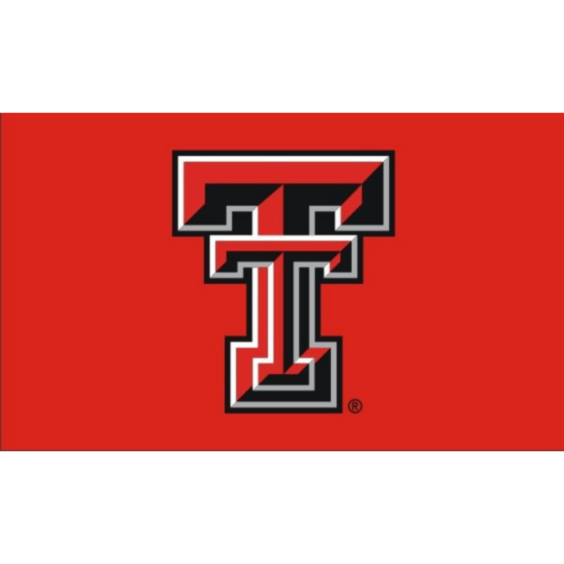 Sewing Concepts Inc Red Applique Flag w/ Double T 3 x 5