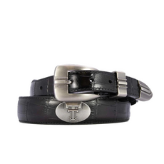 Zeppelin Products Concho Croc Tipped Belt