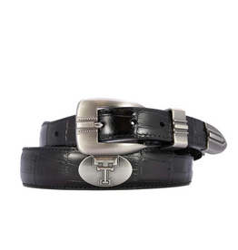 Zeppelin Products Concho Croc Tipped Belt