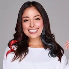 Spirit Hair Clip - Wavy Red & Black