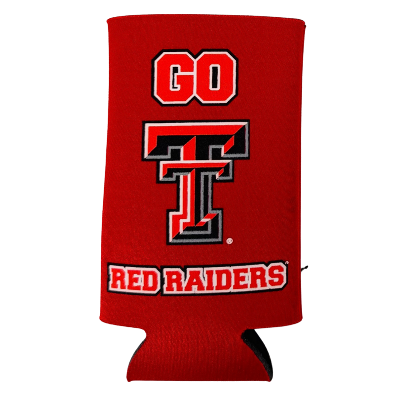 Tall Boy 16oz  Koozie - Go Red Raiders