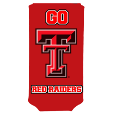 Tall Boy 16oz  Koozie - Go Red Raiders