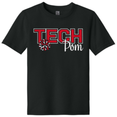Next Level Tech Pom Youth Short Sleeve Tee