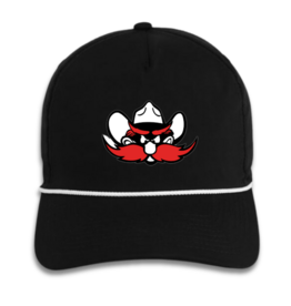 Imperial Raider Red Adjustable Rope Cap - Black