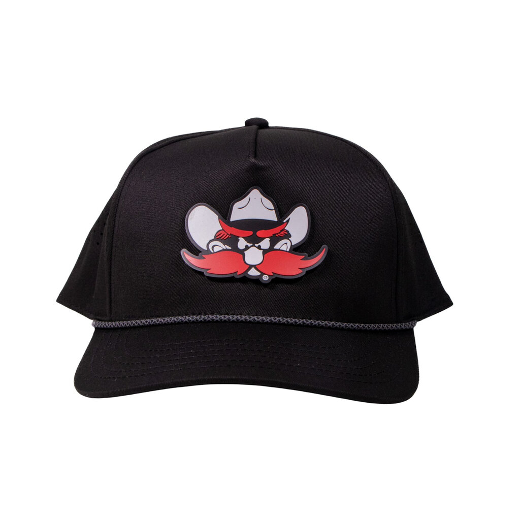 Cap America Silicone Raider Red Patch Perforated Rope Cap