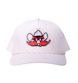 Cap America Silicone Raider Red Patch Perforated Rope Cap