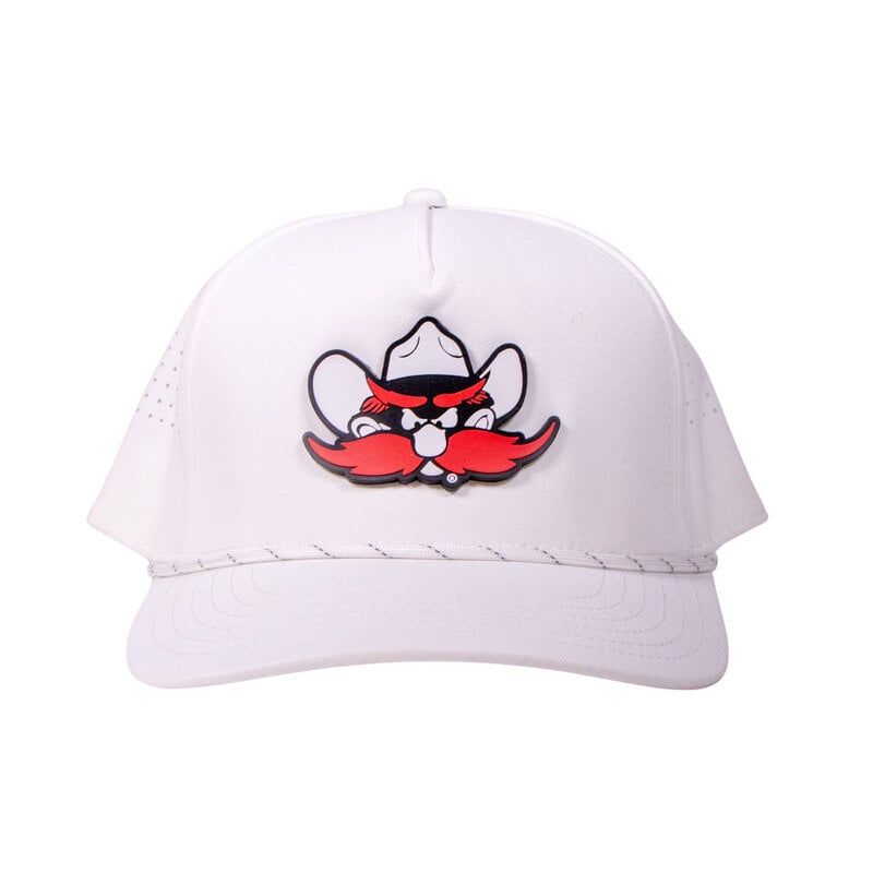 Cap America Silicone Raider Red Patch Perforated Rope Cap