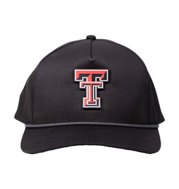 Cap America Silicone Double T Patch Perforated Rope Cap