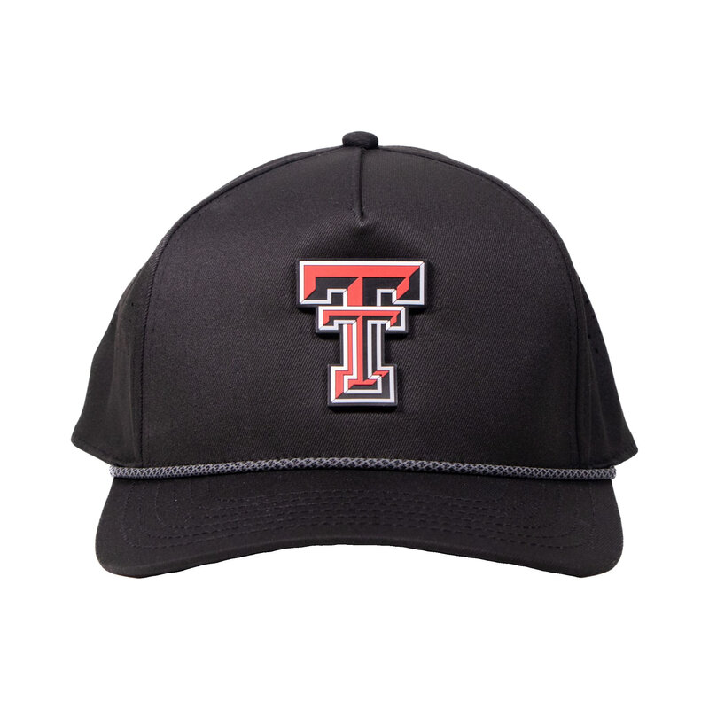 Cap America Silicone Double T Patch Perforated Rope Cap