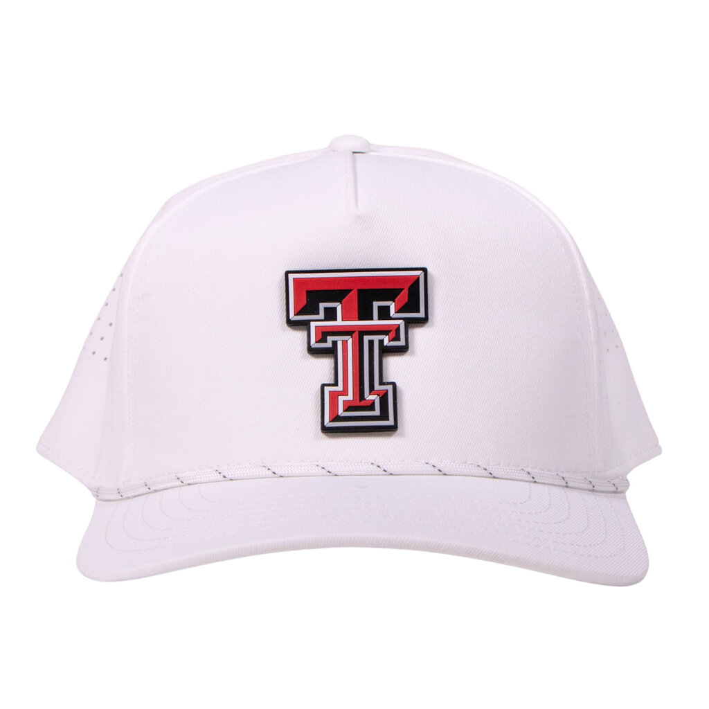 Cap America Silicone Double T Patch Perforated Rope Cap