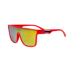 Siskiyou Gifts Sup Lite Gold Lense Red Sunglasses