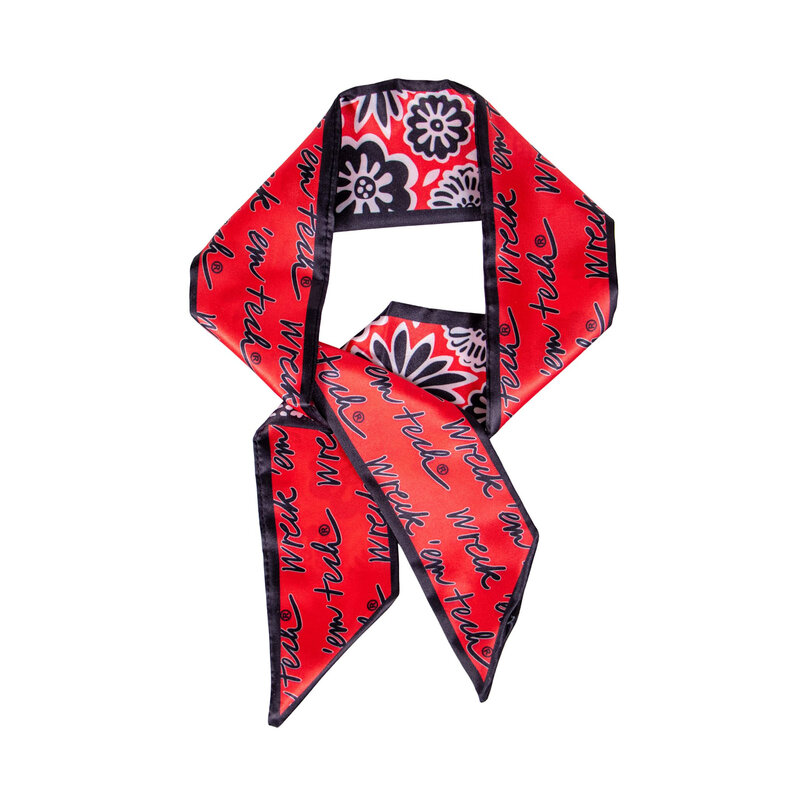 Desden Wreck 'em Floral Reversible Skinny Scarf