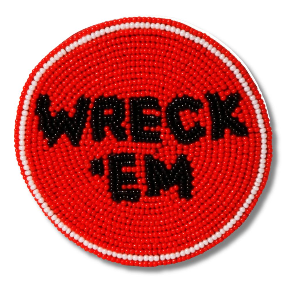Desden Wreck 'Em Beaded Button