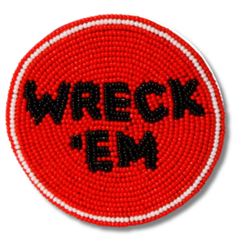 Desden Wreck 'Em Beaded Button