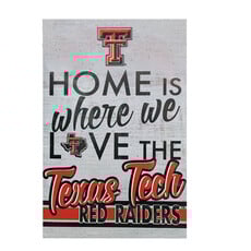 Home is Where We Love 18"x12" Canvas Sign