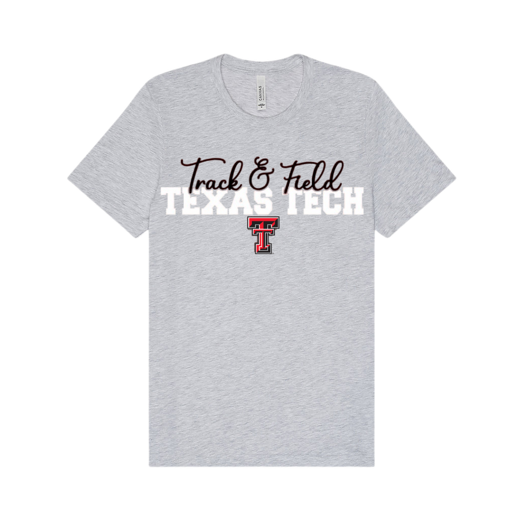 Canvas Track & Field Script Short Sleeve Tee