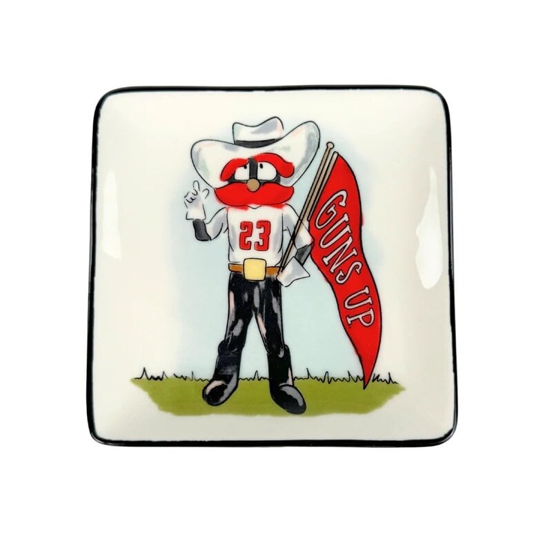 Glory Haus Raider Red Guns Up Trinket Tray