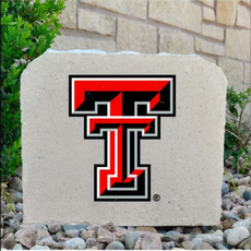 Small Engraved Double T Garden Stone 7"