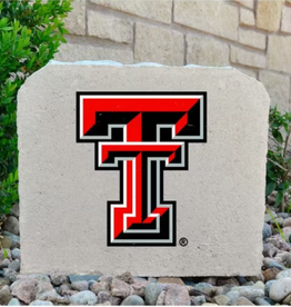 Small Engraved Double T Garden Stone 7"