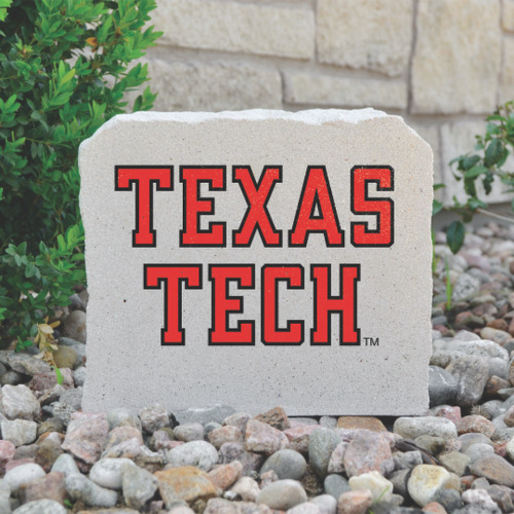 Small Engraved Arched Tech Garden Stone 7"