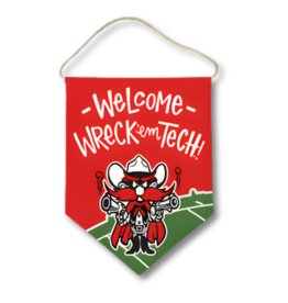 Magnolia Lane Welcome Raider Red Door Hanger