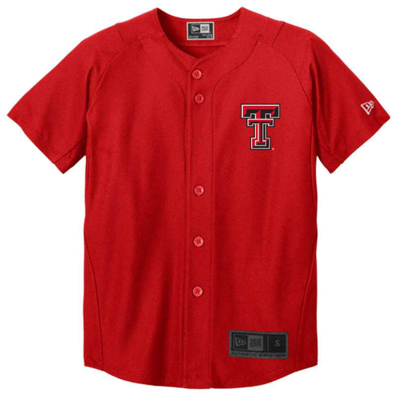 New Era New Era Youth Diamond Full Button Baseball Jersey