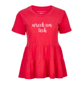 Boxercraft Willow Wreck Em Flowy Ruffle Tee