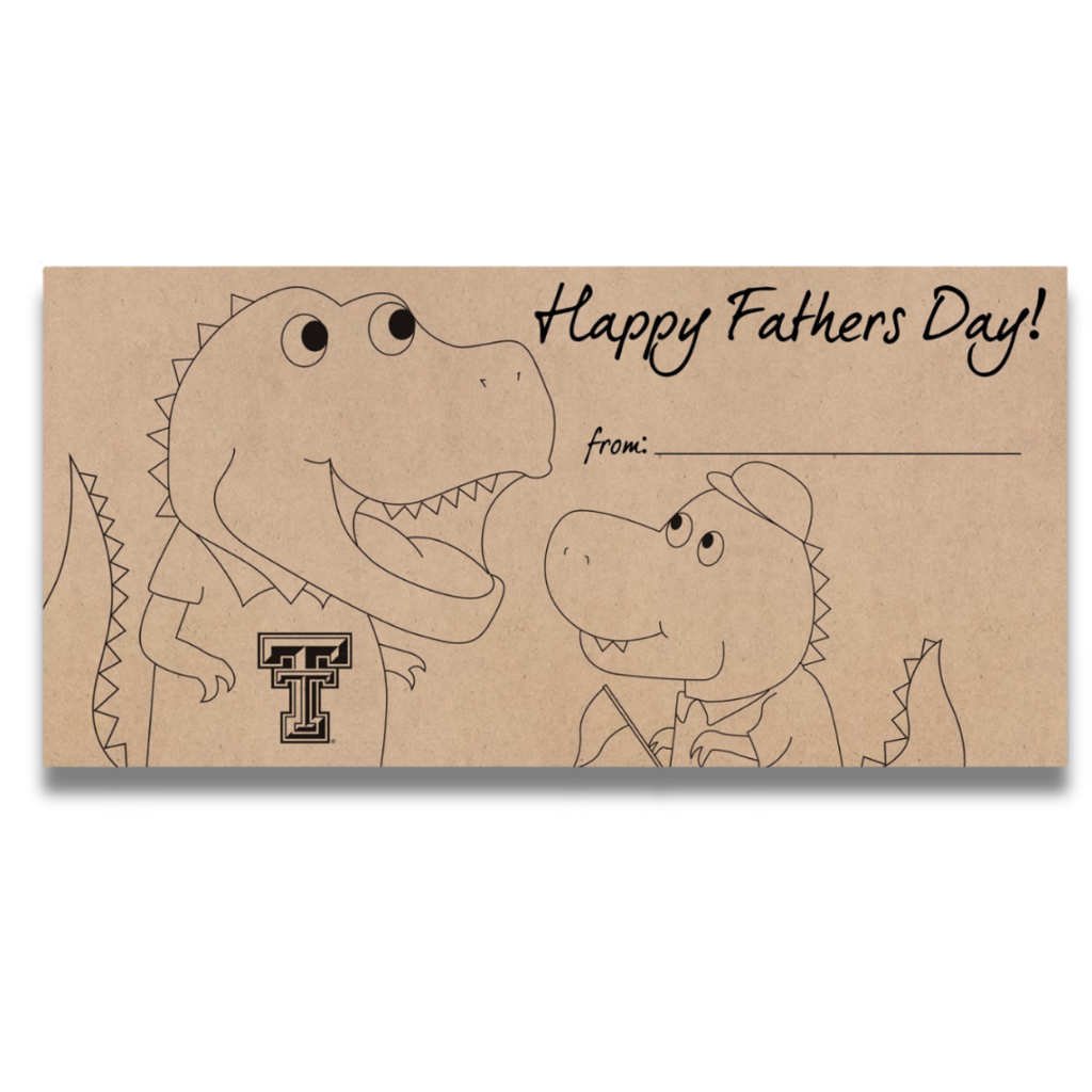 Fan Creations/Adventure Furniture, Inc. Father's Day Coloring Sign