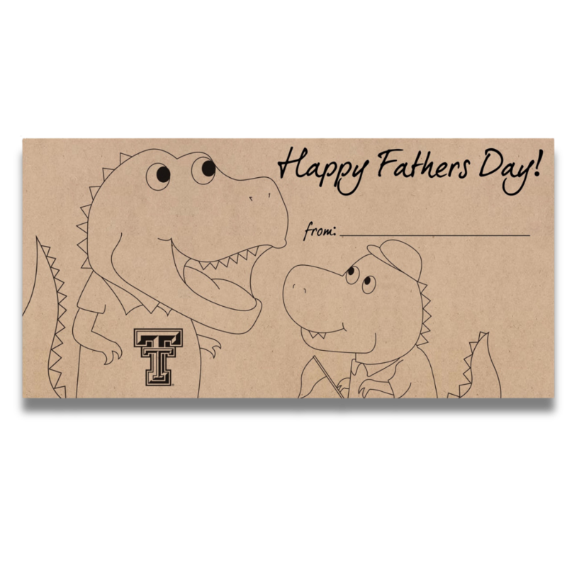 Fan Creations/Adventure Furniture, Inc. Father's Day Coloring Sign