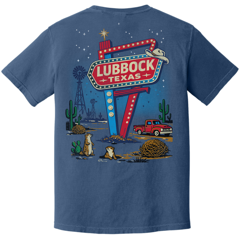 Comfort Colors Neon Lubbock Short Sleeve Tee