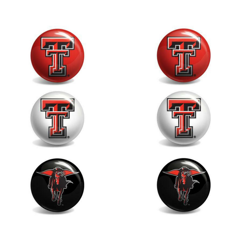 Spirit Gear Button Earring Studs - 3 Pack