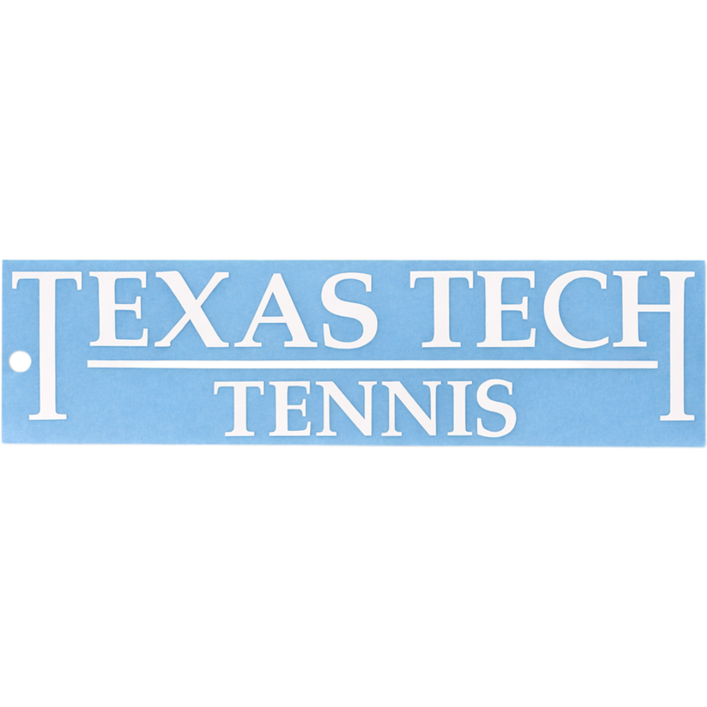 Advanced Graphix Texas Tech Car Decal - TENNIS