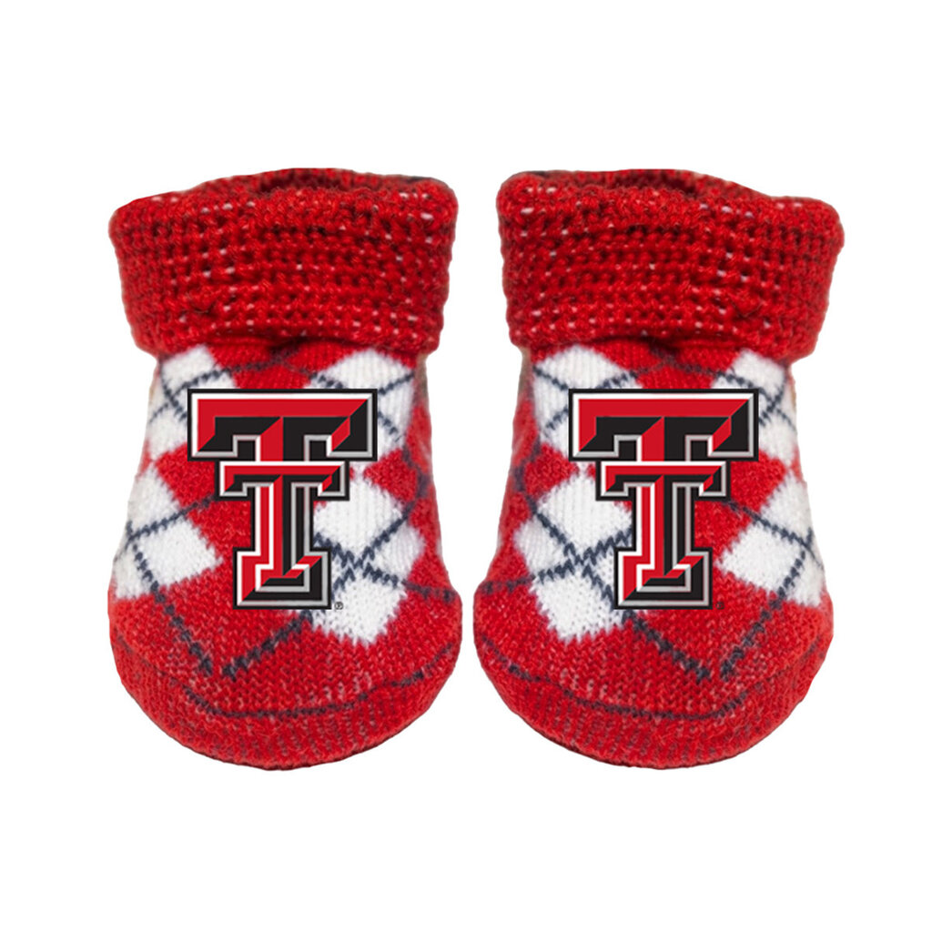 Gift Box Bootie Socks Red