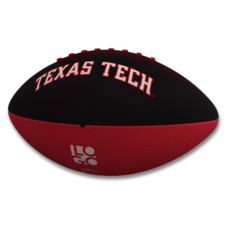 Logo Brand Junior Size Red & Black Rubber Football