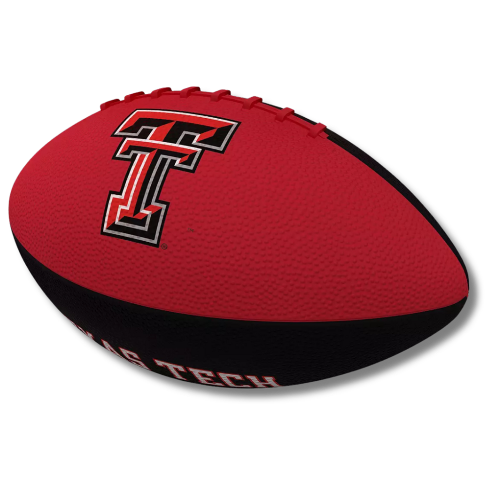 Logo Brand Junior Size Red & Black Rubber Football