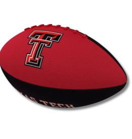 Logo Brand Junior Size Red & Black Rubber Football