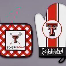 Magnolia Lane Pot Holder Oven Mitten Set