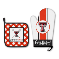 Magnolia Lane Pot Holder Oven Mitten Set