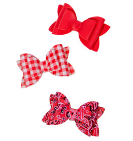 The Twinkled Twig Clip On Bow Set of Three