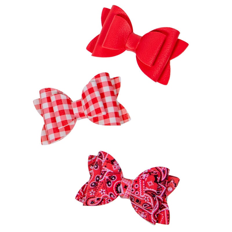 The Twinkled Twig Clip On Bow Set of Three